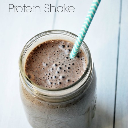 Wild Blueberry Chocolate Protein Shake- Amee's Savory Dish