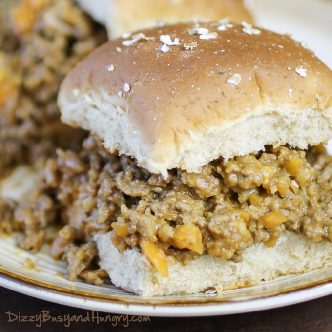 hidden veggie sloppy joe sliders