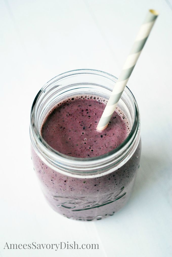 Tropical Blueberry Smoothie