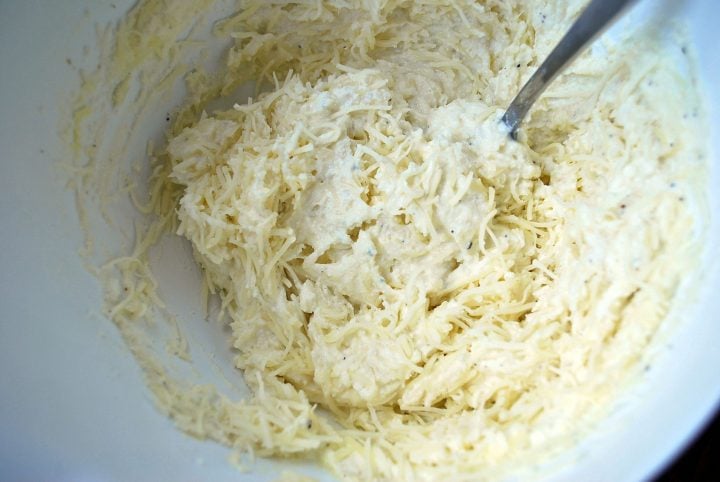 cheese filling mixture for zucchini lasagna