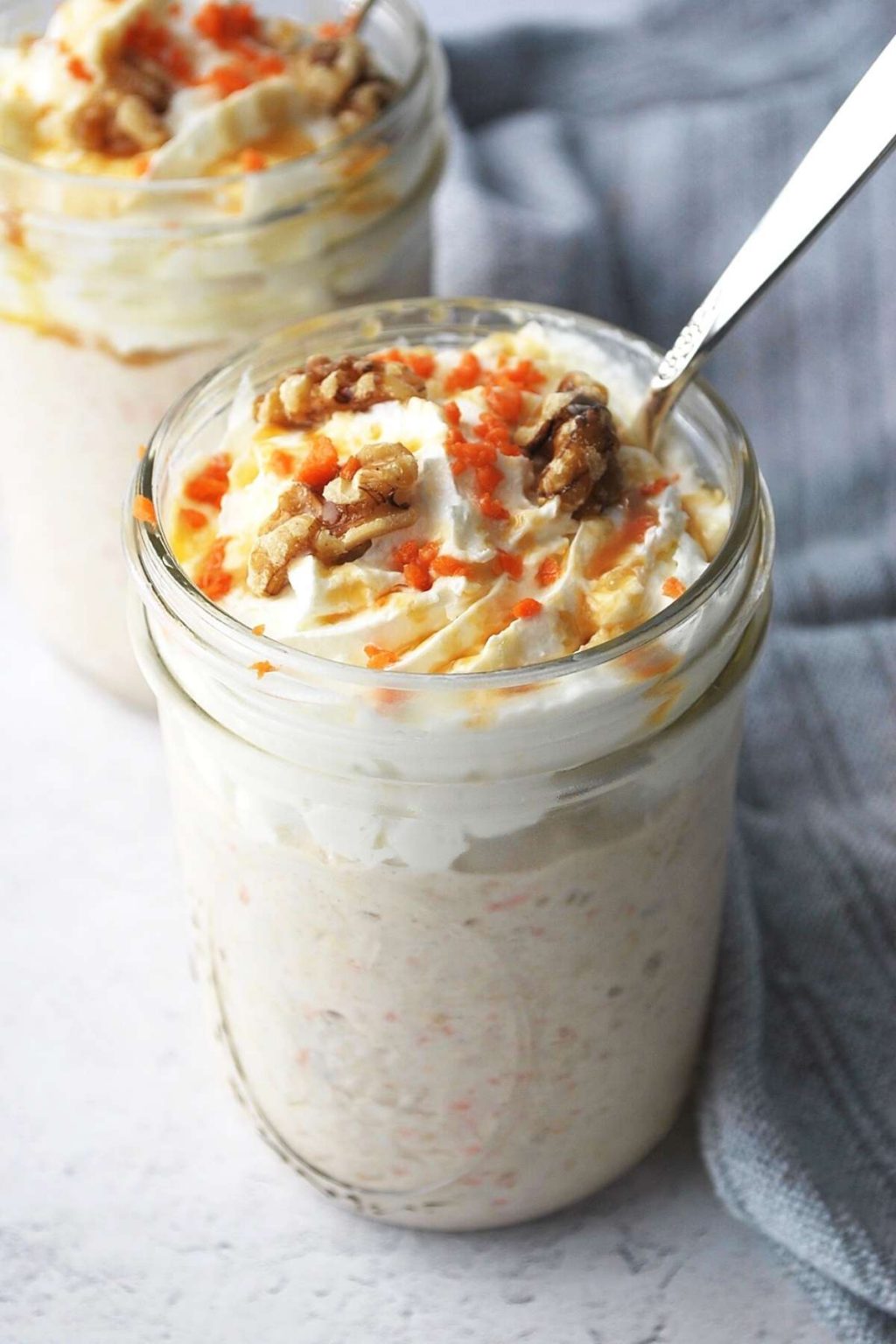 Carrot Cake Protein Overnight Oats for Breakfast Amee�s