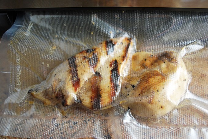 Sealed chicken Foodsaver