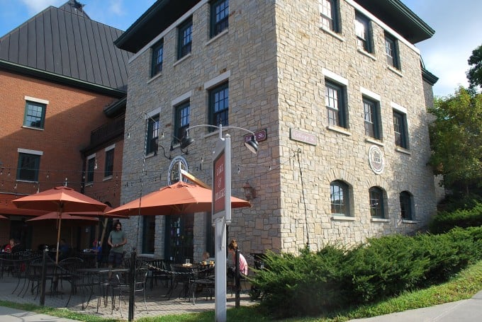 The outside of the Skinny Pancake restaurant in Burlington, Vermont