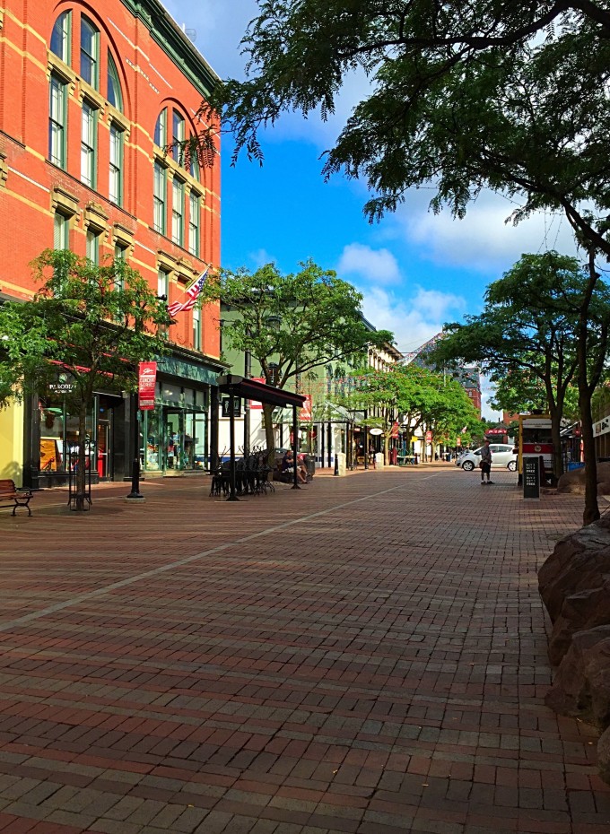 downtown Burlington VT