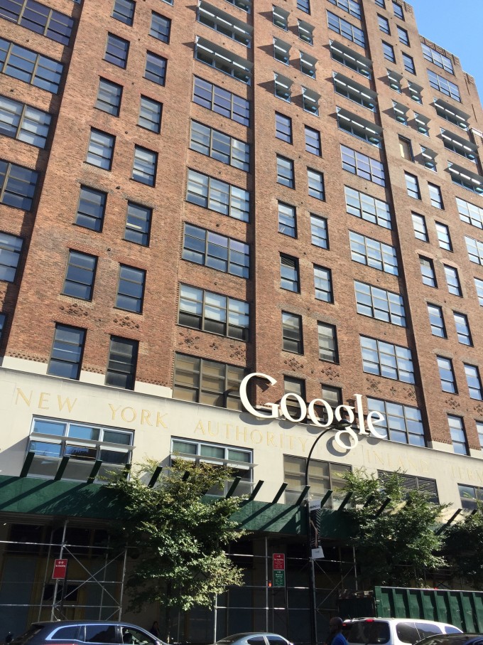 The Google building in NYC