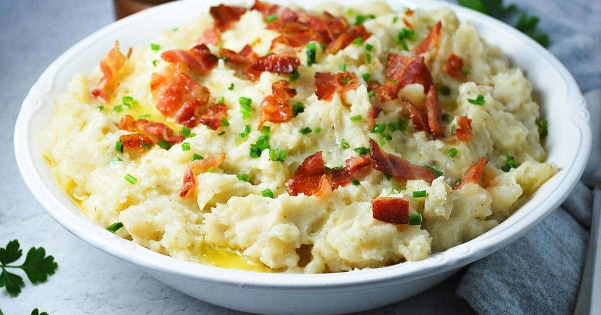 Slow Cooker Loaded Potatoes- Amee's Savory Dish