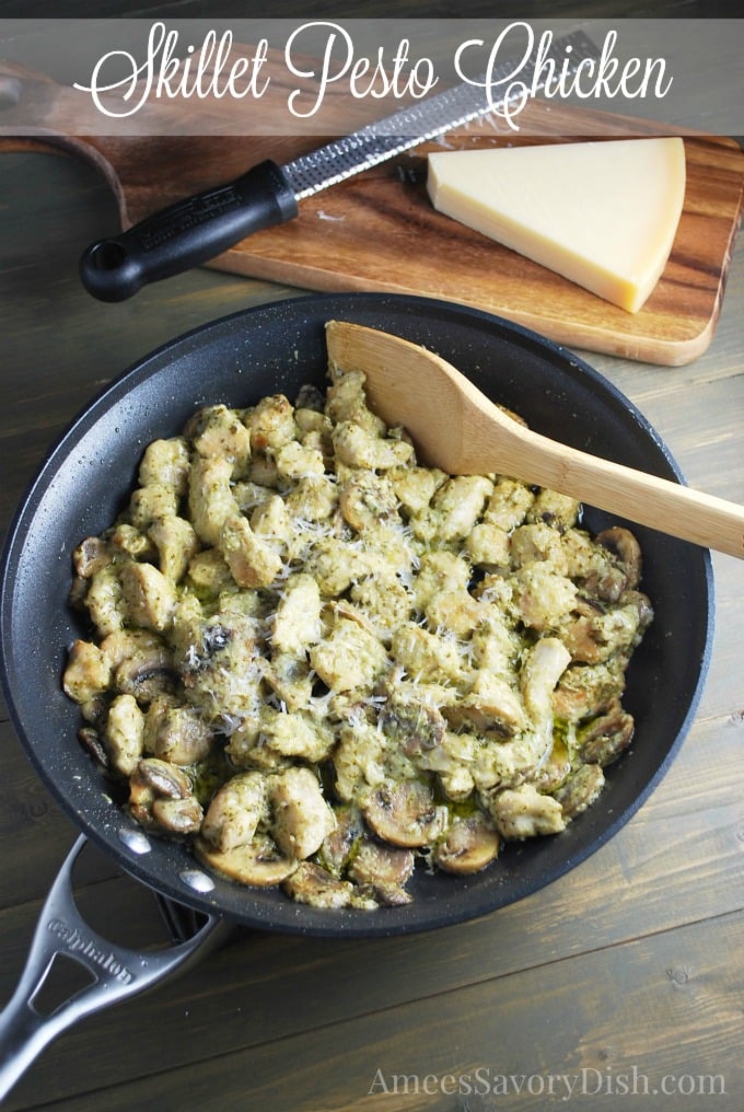 Skillet Pesto Chicken