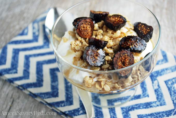 Fig & Maple yogurt parfait