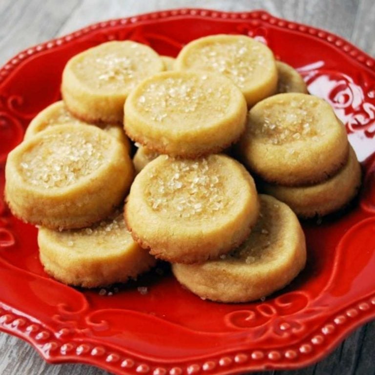 Maple Shortbread Cookies