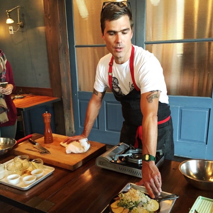 Chef Hugh Acheson demo