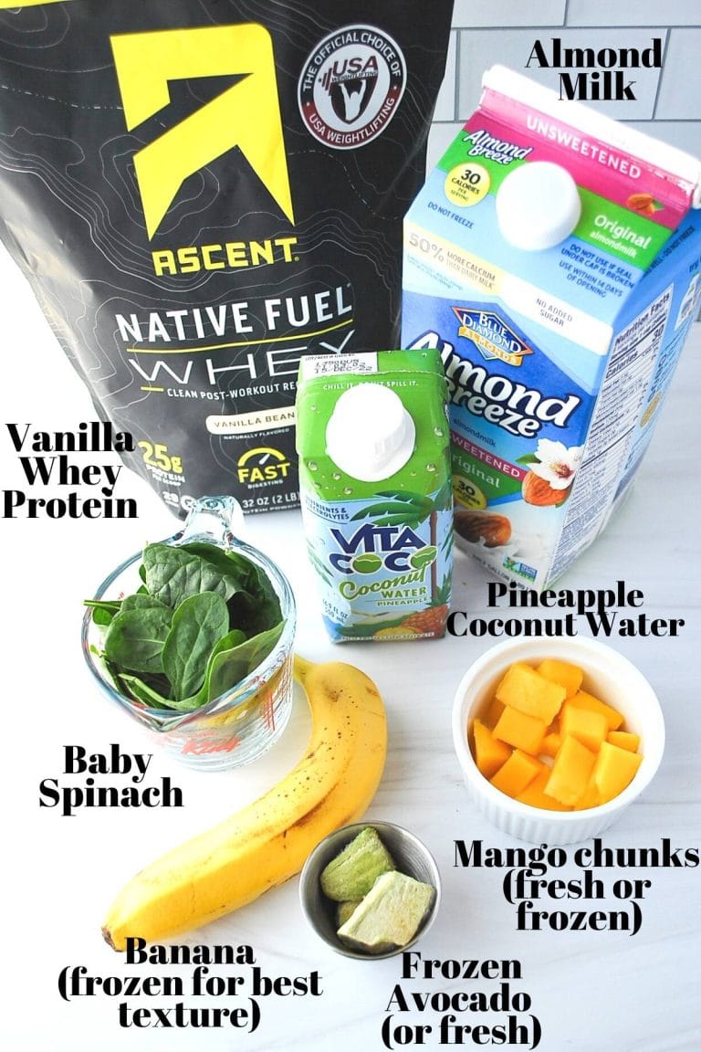 The Best Tropical Island Green Smoothie Amee's Savory Dish