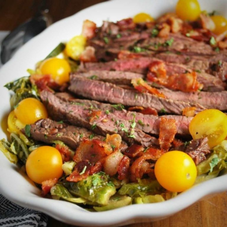 Warm Steak and Cabbage Salad