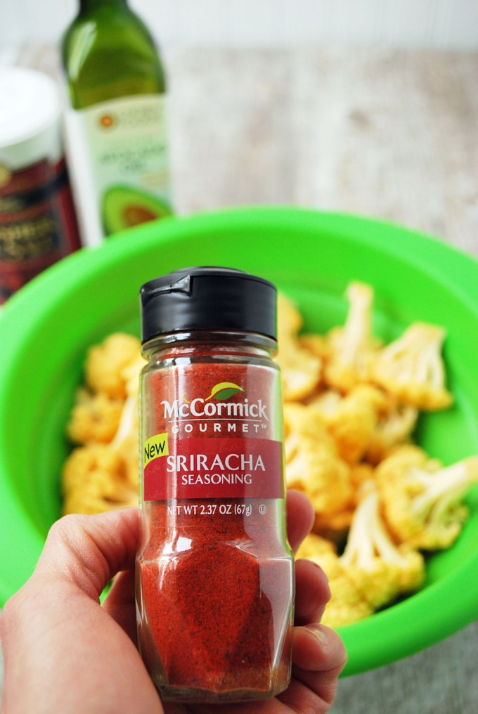 Sriracha Roasted Cauliflower