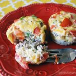 breakfast egg muffins on a plate