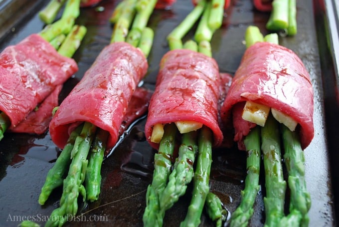 beef asparagus roll up recipe