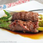 beef and asparagus roll ups
