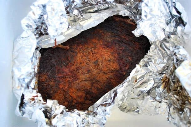 Smoked Beef Brisket on a Big Green Egg- Amee's Savory Dish
