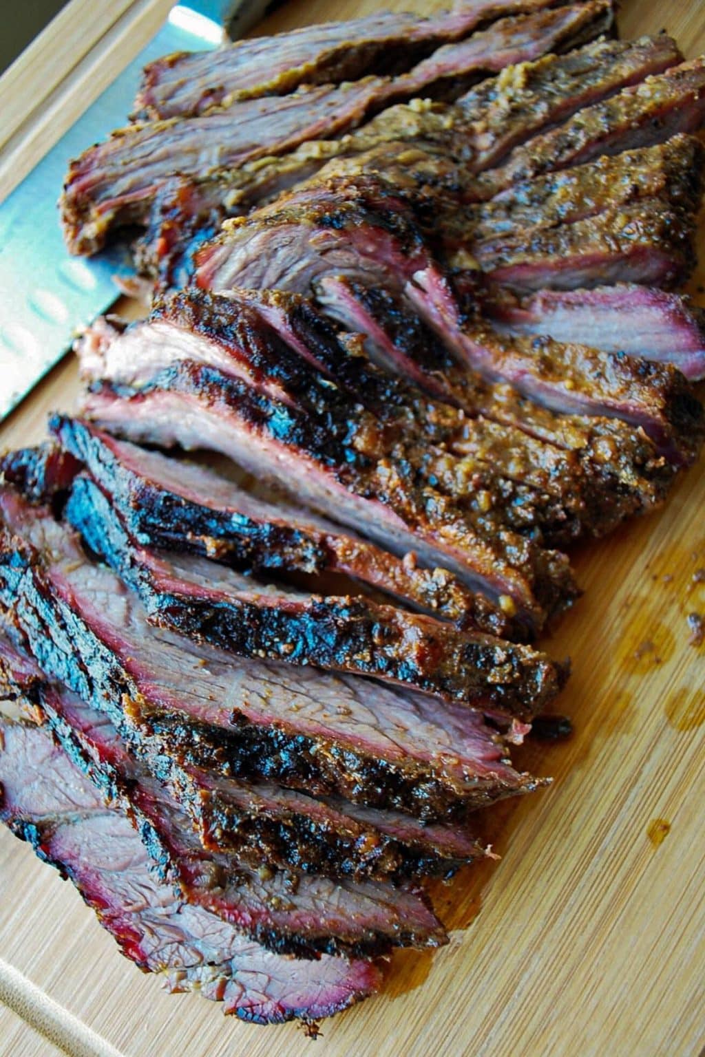 Smoked Beef Brisket on a Big Green Egg Amee's Savory Dish
