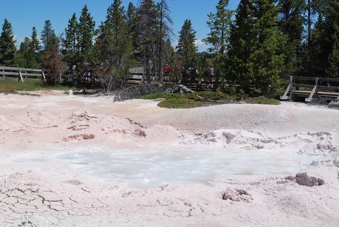 Hot pots in Yellowstone