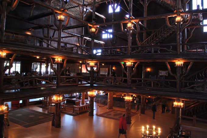 Old Faithful Inn interior