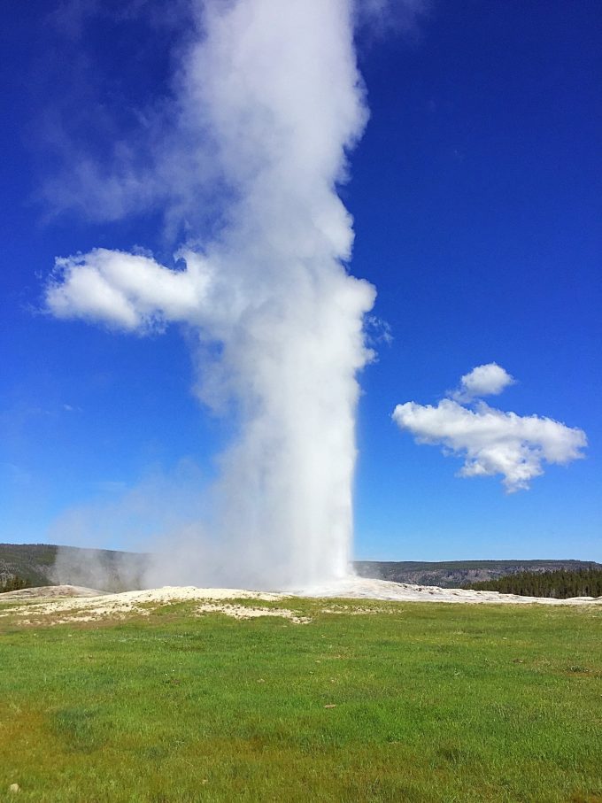 Old Faithful geyser