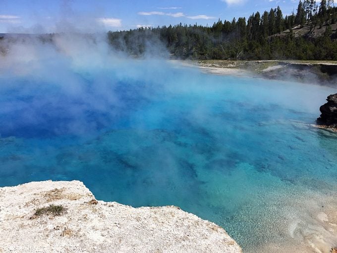 Front pool near Grand Prismatic Spring