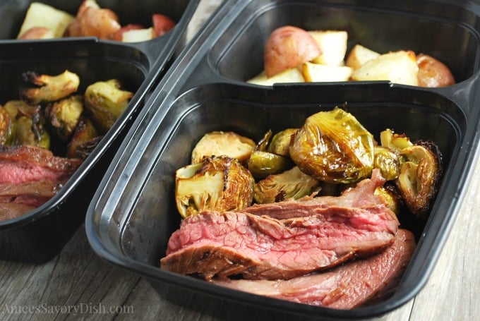 Best Flank Steak meal prep watermark