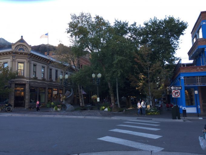 A street in downtown Aspen