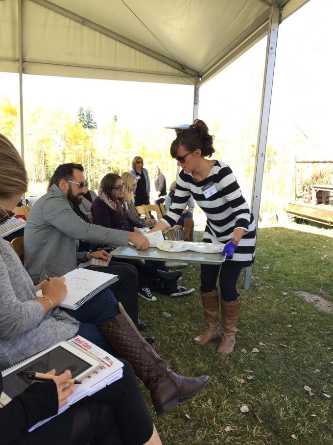 Beef tasting samples