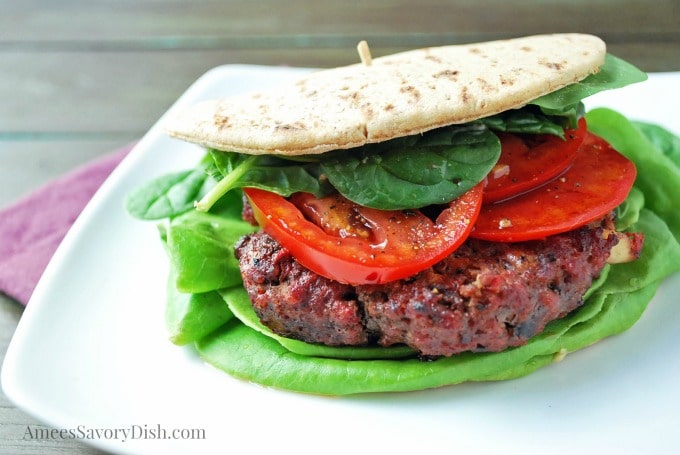 Sabra Mediterranean Burger Recipe