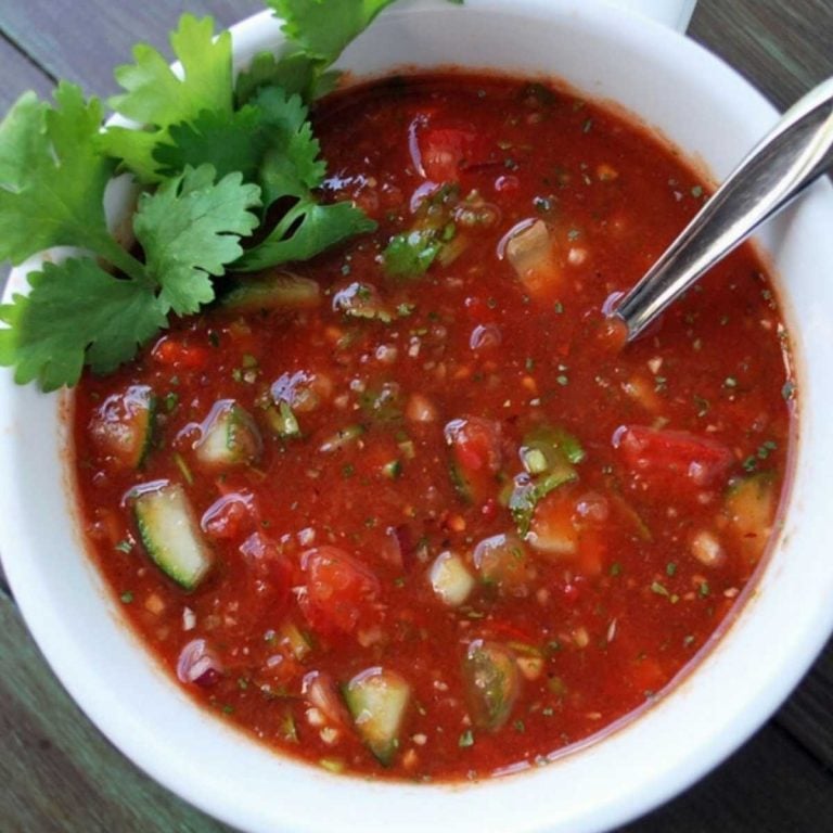 Easy Spicy Gazpacho Soup