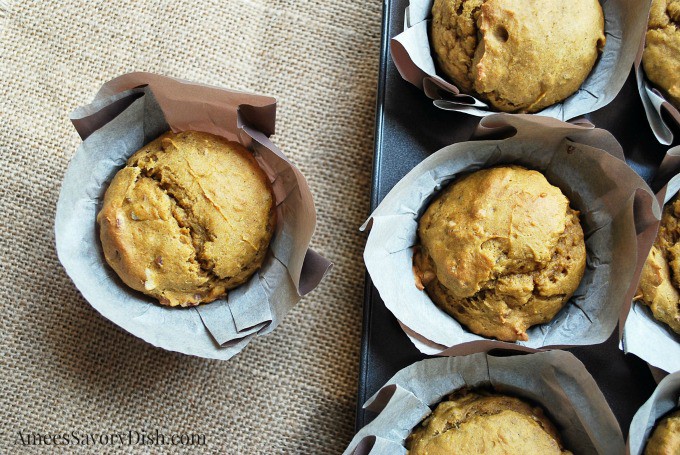 Avocado Pumpkin Muffins