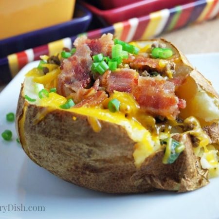 Healthy and Protein-Packed Baked Potato Bar- Amee's Savory Dish