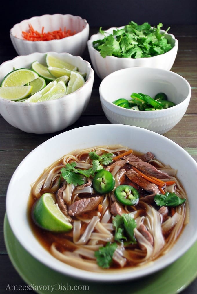 Delicious and Easy Beef Pho Bar- Amee's Savory Dish