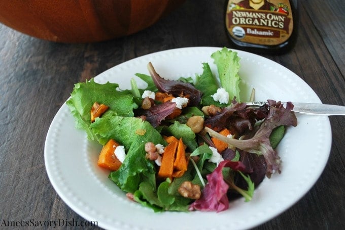 Sweet Potato and Greens Salad bowl