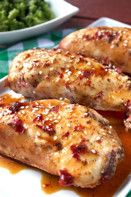 Crockpot Sweet and Spicy Chicken