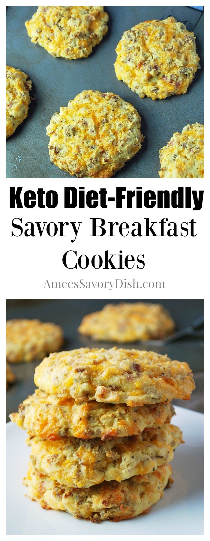 Keto Diet-Friendly Savory Breakfast Cookies