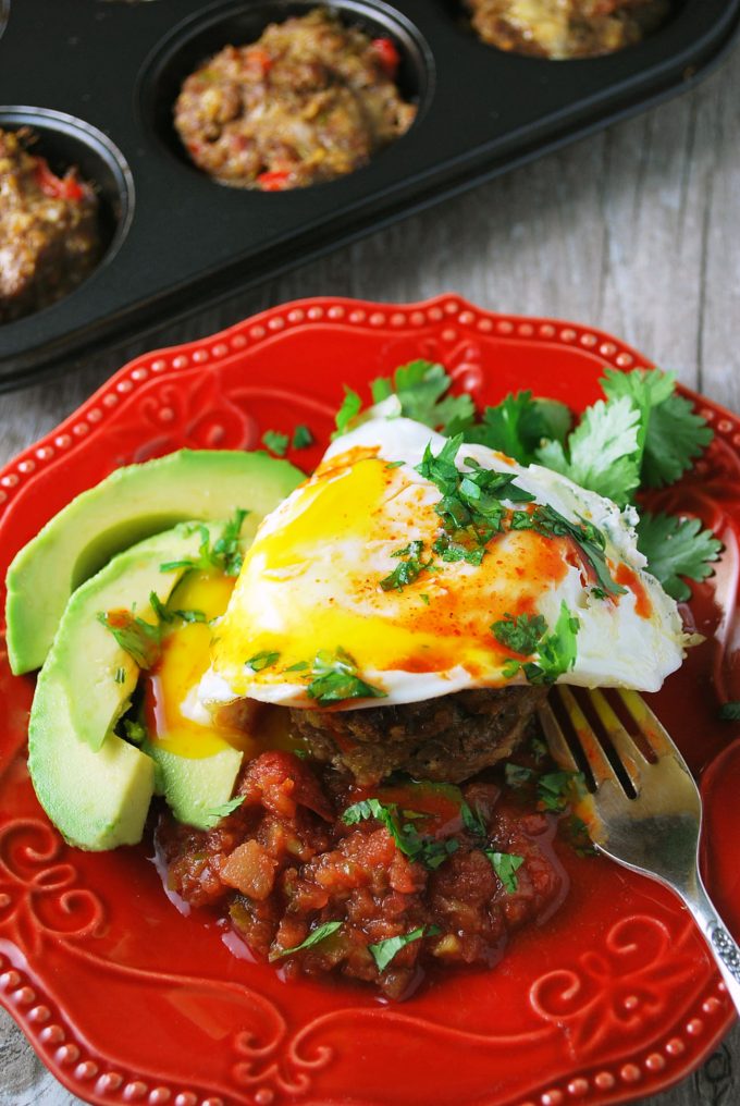 Protein Packed Southwest Beef Breakfast Muffins recipe