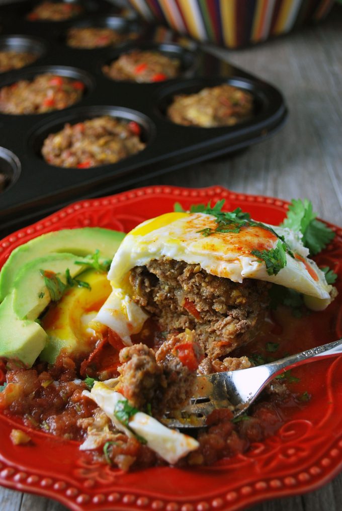 Southwest Beef Breakfast Muffins recipe