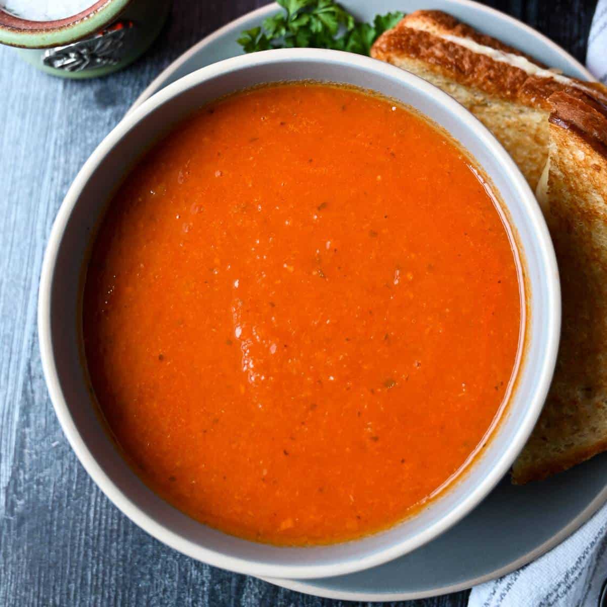 Tomato Basil Bisque Without Cream - Amee's Savory Dish