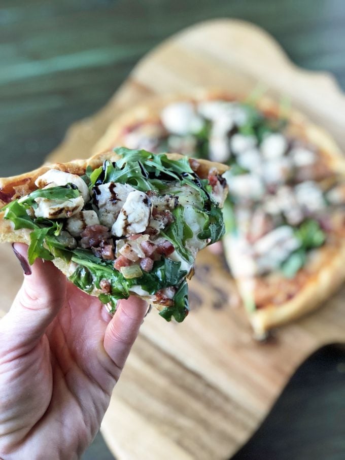 Table5 Balsamic Glazed Chicken Arugula Pizza slice