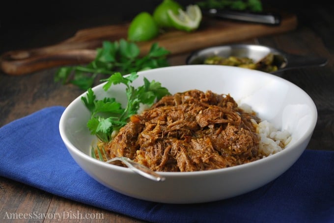 Delicious Instant Pot Cuban-Style Shredded Beef 