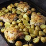 Sheet Pan Rosemary Roasted Chicken and Potatoes