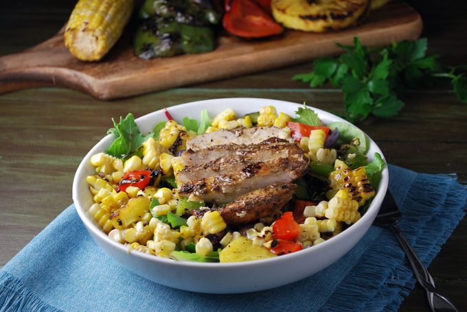 Caribbean Grilled Jerk Chicken Bowls recipe