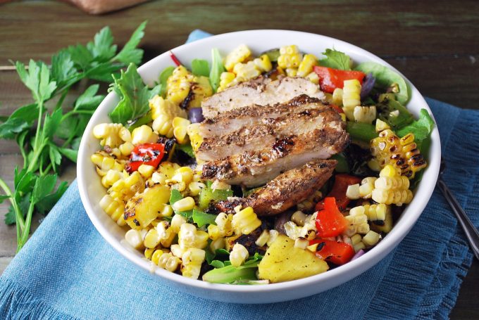 Caribbean Grilled Jerk Chicken Bowls