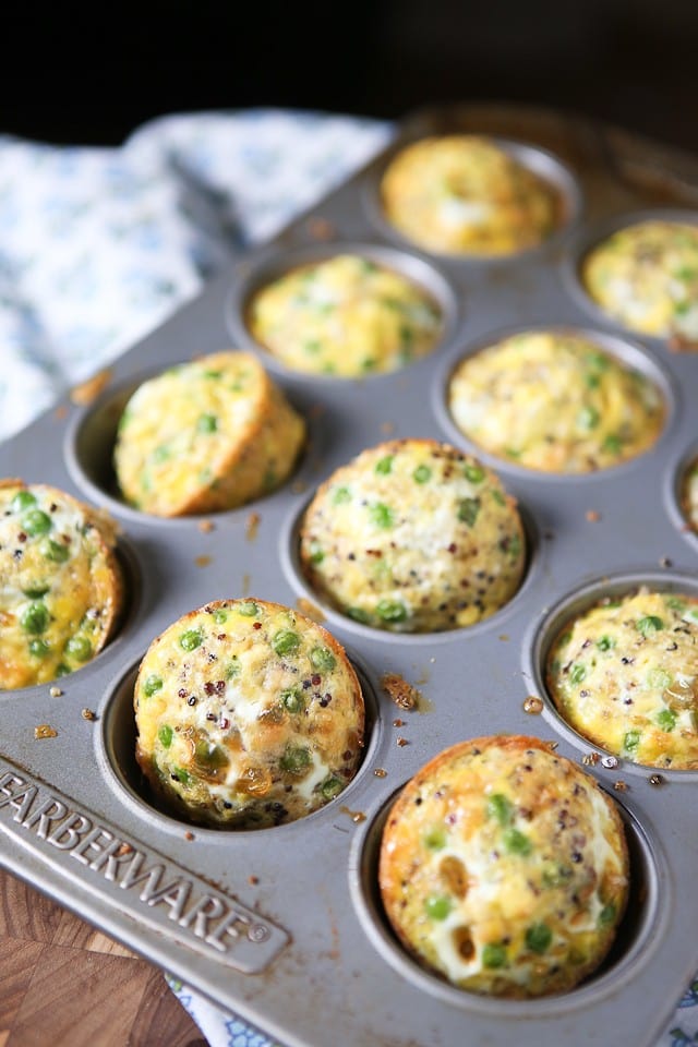 Quinoa Frittata Muffins- Aggie's Kitchen