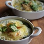 Simple Baked Eggs with Spinach and Salsa recipe