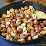 Garlic Roasted Potatoes with Sage & Proscuitto
