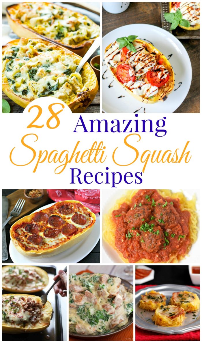 There are so many ways that you can use this versatile veggie to create a unique and delicious recipe. Here are 28 Amazing Low Carb Spaghetti Squash Recipes to inspire your next meal! via @Ameessavorydish
