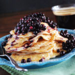 Easy Whole Food Protein Blender Pancakes are made with only four ingredients and perfect for your weekly meal prep!